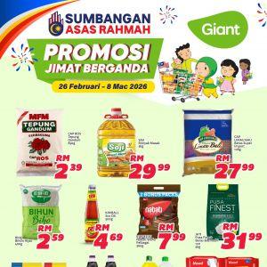 Giant SARA Promotion: Rice & Cooking Oil Deals | 26 Feb - 8 Mar 2026