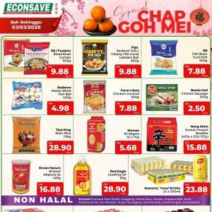 Econsave Promotion 2026: Special Chap Goh Mei | Until 22 March 2026