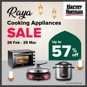 Harvey Norman Raya Sale 2026: Raya Cooking Appliances Sale | 26 Feb - 25 Mar 2026