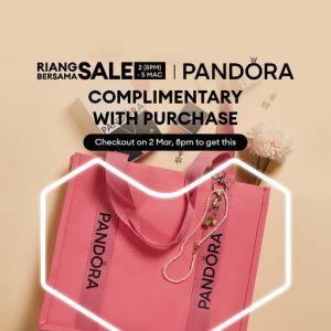 Pandora Lazada 3.3 Sale: Riang Bersama Free Gift | 2-5 March 2026