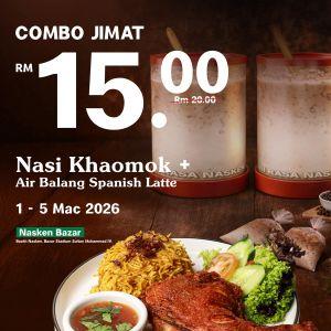 Nasken Coffee Promotion: Combo Berbaloi | 1-5 March 2026