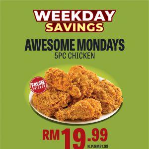 Texas Chicken Promotion: Awesome Mondays | 2 March 2026
