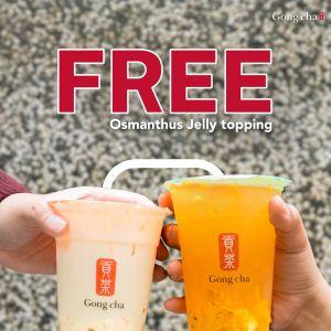 Gong Cha Promotion: Free Osmanthus Jelly Topping | 2 March - 8 March 2026