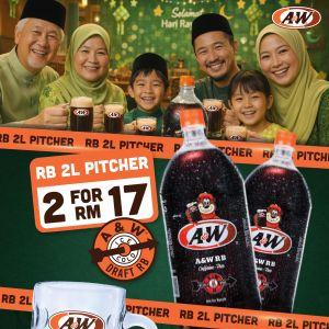A&W Promotion: RB 2L Pitcher Raya Promo & Free Mug
