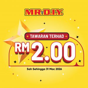 MR DIY Promotion: RM2 Deals Tawaran Terhad | March 2026