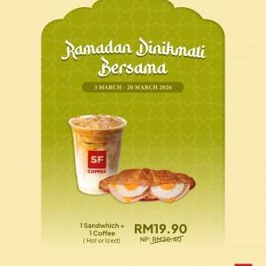 San Francisco Coffee Promotion: Ramadan Dinikmati Bersama | 3-20 March 2026
