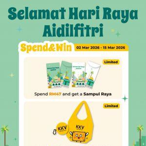 KKV Raya Promotion: Spend & Win Aidilfitri Special | 2-15 March 2026
