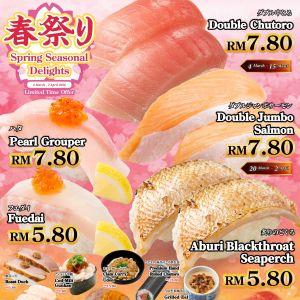 Sushiro Menu: Spring Seasonal Delights | March - April 2026