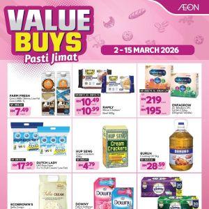 AEON Promotion: Value Buys Pasti Jimat | 2 - 15 March 2026