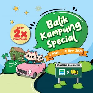 FamilyMart Menu: Balik Kampung Special | 4 March - 14 April 2026