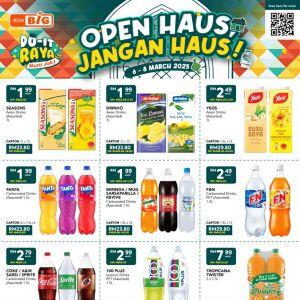 AEON BiG Raya Drinks Promotion: Open Haus Jangan Haus | 6-8 March 2026