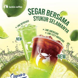 Luckin Coffee Menu: NEW Lime Series Segar Bersama