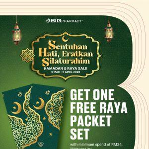 BIG Pharmacy Free Sampul Raya: Ramadan & Raya Sale | March - April 2026