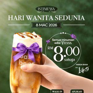 Bask Bear Coffee: Women's Day Promotion | 8 March 2026