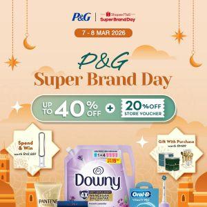 P&G Shopee Mall: Super Brand Day Sale | 7 - 8 March 2026