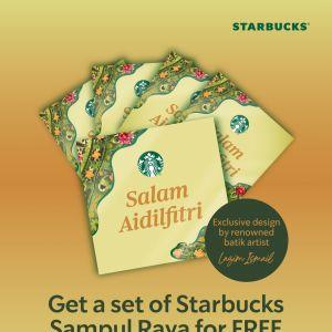 Starbucks Free Sampul Raya 2026: Exclusive Batik Design | Limited Time