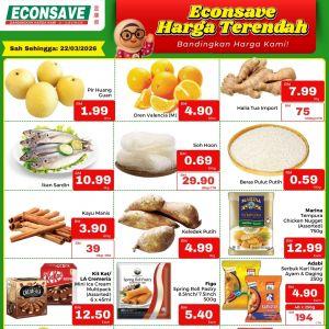 Econsave Promotion: Harga Terendah Deals | 8-22 March 2026