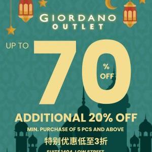 Giordano Promotion: Genting Highlands Premium Outlets Sale | March 2026