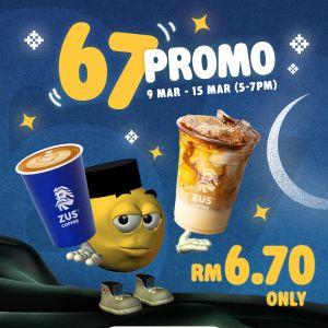 ZUS Coffee Promotion: RM6.70 Ramadan Drinks Promo | 9-15-March-2026