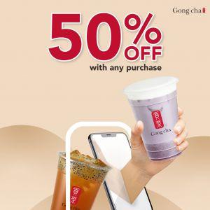 Gong Cha Promotion: 50% OFF 2nd Drink | 9-15 March 2026