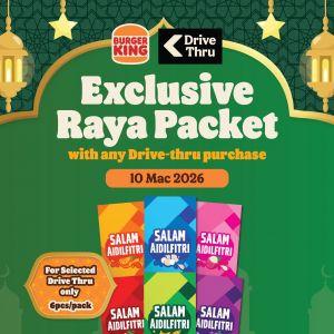 Burger King Sampul Raya 2026: Exclusive Raya Packet | March 2026