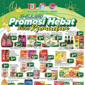 Billion & Pantai Timor Ramadan Promotion: Promosi Hebat | 12-18 March 2026