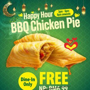 Richeese Factory Promotion: Free BBQ Chicken Pie Happy Hour