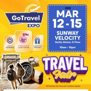 GoTravel Expo Travel Fair: Exclusive Deals | 12-15 March 2026
