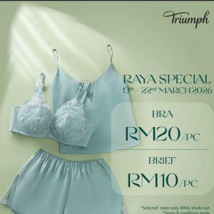 Triumph Johor Premium Outlet Raya Sale | 13-22 March 2026