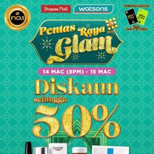 Watsons Shopee Raya Sale: Pentas Raya Glam | 14-15 March 2026