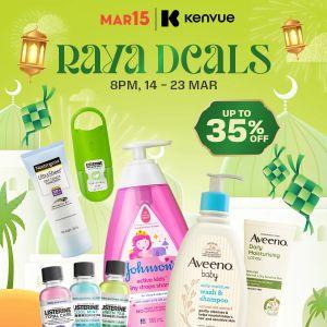 Kenvue Raya Sale @ Shopee: Up to 35% OFF & Free Gifts | 14 - 23 March 2026