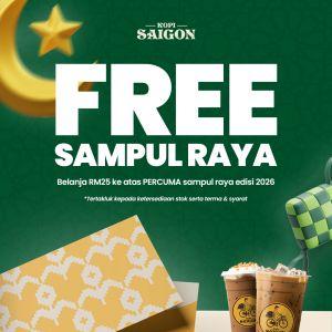 Kopi Saigon Promotion: FREE Sampul Raya 2026 | Raya Promotion