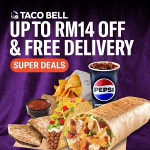 Taco Bell ShopeeFood Promotion: Up to RM14 Off & Free Delivery | March 2026