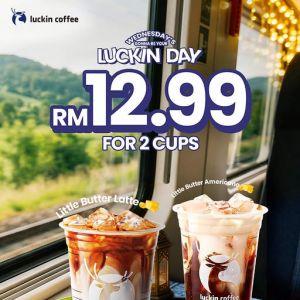 Luckin Coffee Wednesday Promotion: Luckin Day RM12.99 for 2 Cups | 18 March 2026