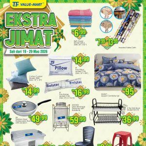 TF Value-Mart Promotion: Ekstra Jimat Raya Sale - Appliances from RM39.99 | 19-29 Mar 2026