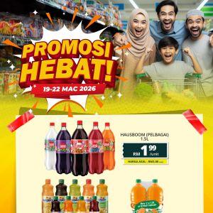Segi Fresh Promotion: Ramadan & Raya Beverage Sale - 1.5L Drinks from RM1.99 | 19-22 March 2026