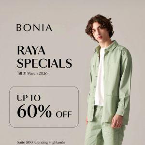 Bonia Raya Sale @ Genting Highlands Premium Outlets: Raya Specials - Up to 60% OFF | March 2026