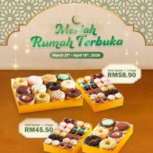 J.CO Promo: Meriah Rumah Terbuka (Raya Promotion) - Combos From RM45.50 | 21 Mar - 15 Apr 2026