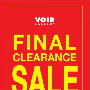 VOIR Gallery Clearance Sale @ Gurney Plaza Mall: Moving Out Sale - Unbeatable Prices | 24 Mar - 15 Apr 2026