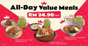Sushi King Menu: All-Day Value Meals - RM24.90 Sets + Free Drink | Jan - Dec 2026
