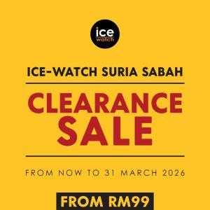 Ice Watch Clearance Sale @ Suria Sabah: Exclusive Markdowns - From RM99 | March 2026