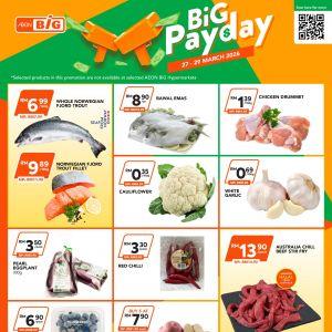 最新 AEON BiG 促销 (27-29日)：BiG Payday | Milo与新鲜海鲜超值特价