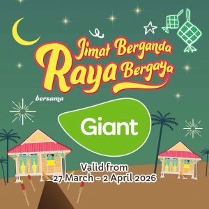 Giant Raya Promotion: Jimat Berganda Raya Bergaya - Cleaning Essentials from RM5.99 | 27 Mar - 2 Apr 2026