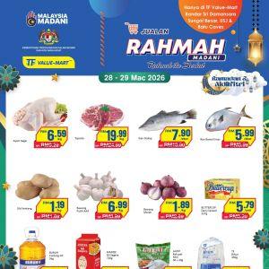 TF Value-Mart Promotion: Jualan Rahmah Madani - Fresh Chicken RM6.59/kg & Milo 1.8kg RM29.99 | 28-29 Mar 2026
