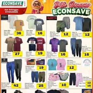 Econsave Promotion: Pilih Jenama Econsave Sale - Items from RM2.40 | Until 7 April 2026