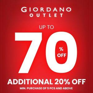 Giordano Sale @ Genting Highlands Premium Outlets: Special Sale - Up to 70% OFF + Extra 20% OFF | 1-30 Apr 2026