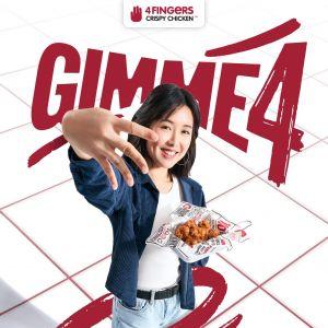 4Fingers Birthday Promotion: GIMME 4 - 40% OFF Boneless Chicken Bites | 1-30 Apr 2026