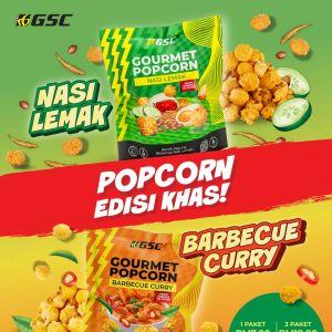 GSC Menu Promo: Nasi Lemak & Barbecue Curry Gourmet Popcorn - Free Reusable Bag