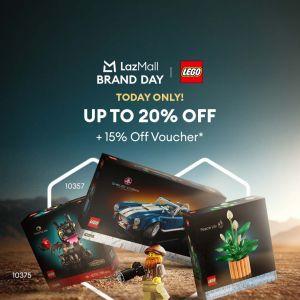 LEGO Sale @ Lazada: Brand Day - Up to 20% OFF + 15% Voucher | 1 Apr 2026