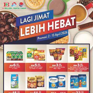 Billion & Pantai Timor Nestle Promotion: Lagi Jimat Lebih Hebat - Cheap Groceries | 2-13 April 2026